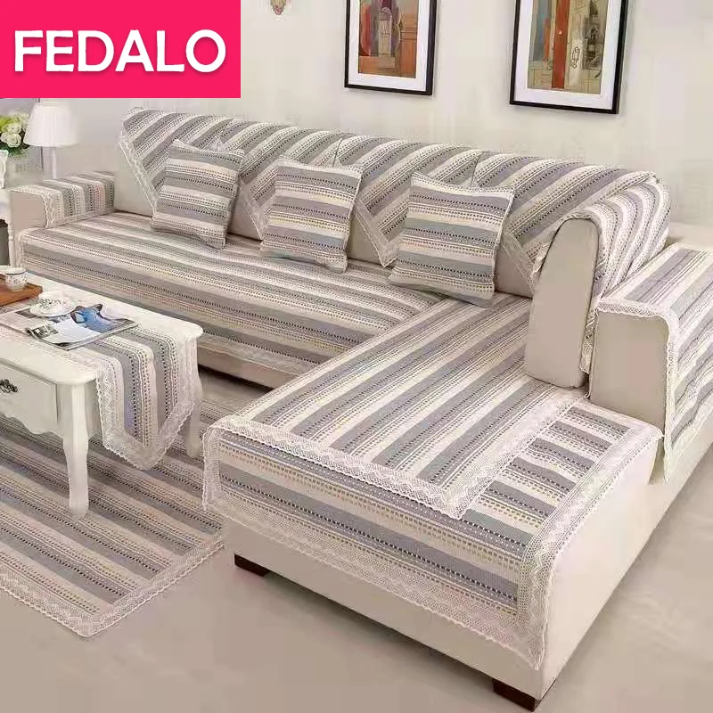 

Summer linen non-slip sofa cushion modern minimalist sofa cushion summer sofa cover four seasons universal sofa towel