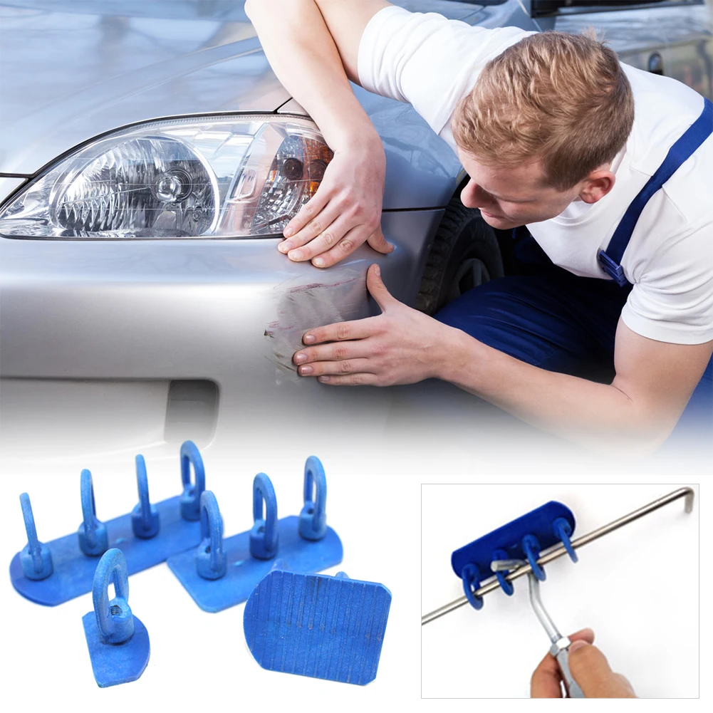 

Chain Glue Tabs Car Dent Repair Tools Kit for Dent Puller Dent Lifter with L sticks Auto Principle