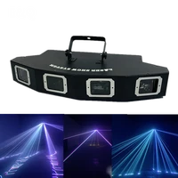 3in1 rgb full color disco laser 4 lens fan shaped dj laser beam line suitable for family party ktv nightclub