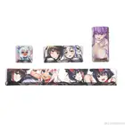 4 шт., колпачки для клавиш Ahegao в японском стиле аниме PBT, колпачки для клавиш Ahegao 6.25U ESC, колпачки для клавиатуры механические переключатели JY22 21, Прямая поставка