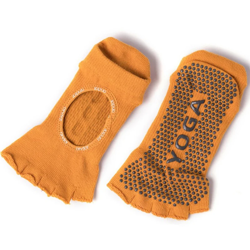 Носки для йоги высокого качества Нескользящие с открытой спиной|Носки йоги| |