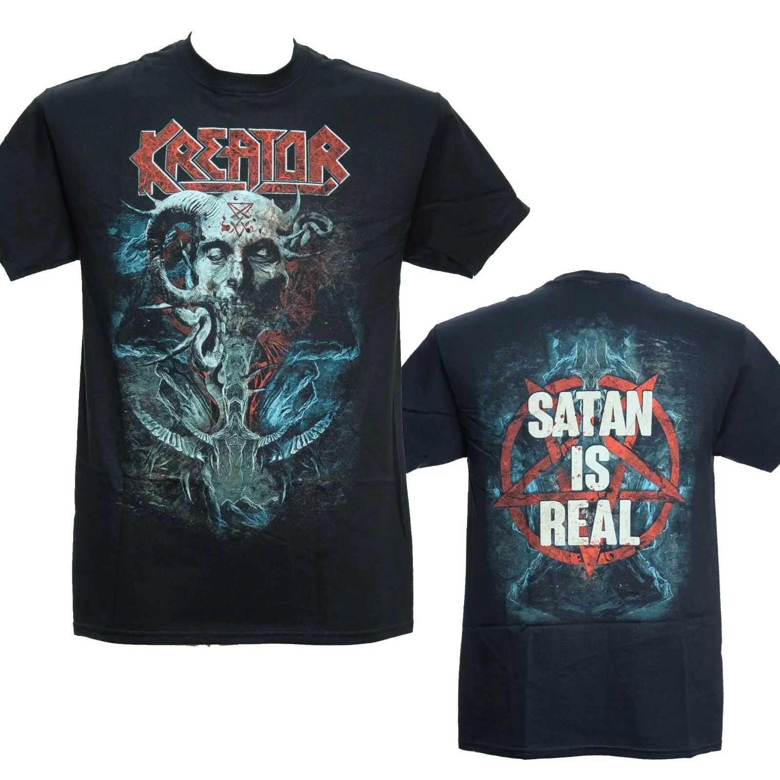 Kreator сатана настоящая Официальная Лицензия Футболка Новинка S M L XL новая футболка