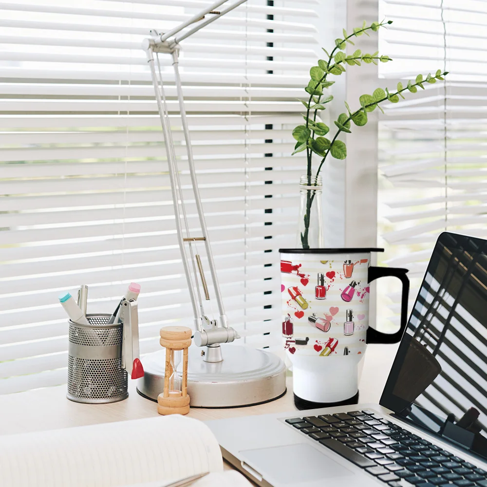 Косметический лак для ногтей женские Мультяшные Дорожные Кружки с ручкой кружки