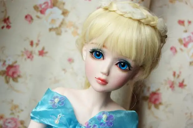 Полный комплект 60 см высотой куклы из ПВХ 1/3 девочка Bjd ограниченная ручная