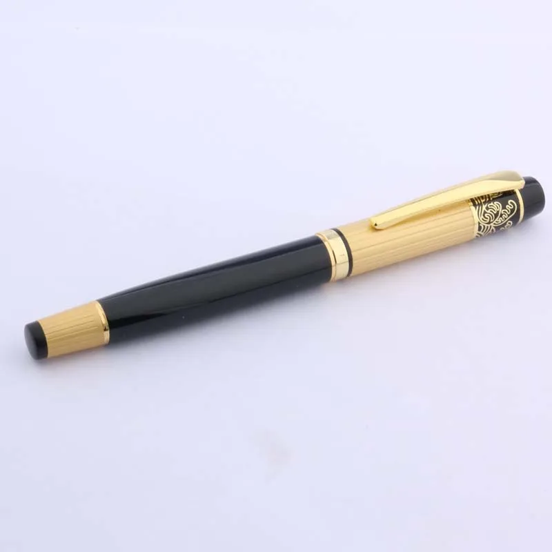 Ручка перьевая HERO 901 для каллиграфии черная и Золотая школьная Канцелярия|calligraphy