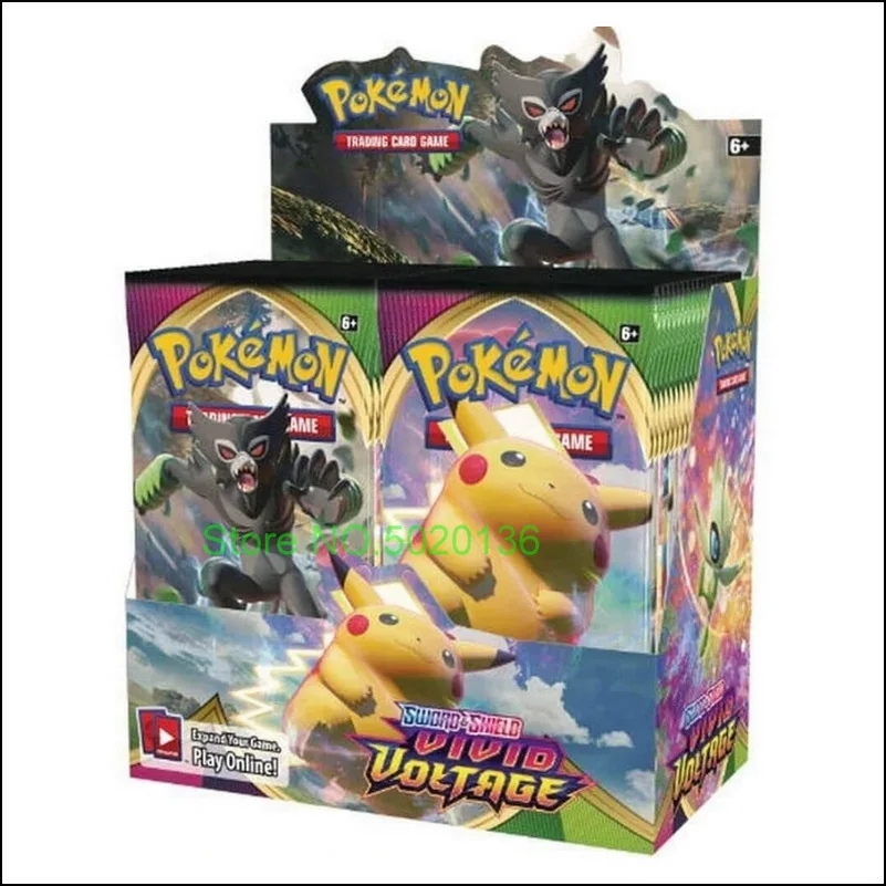 324 шт. команда Pokemon TCG: гром потерянный солнце и луна единые умы бокс-бустер игра с