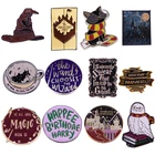 Волшебный мир универсальная эмалированная брошь заколка значок на лацкан Броши с мультяшным рисунком на воротник джинсы куртку модные ювелирные изделия аксессуары