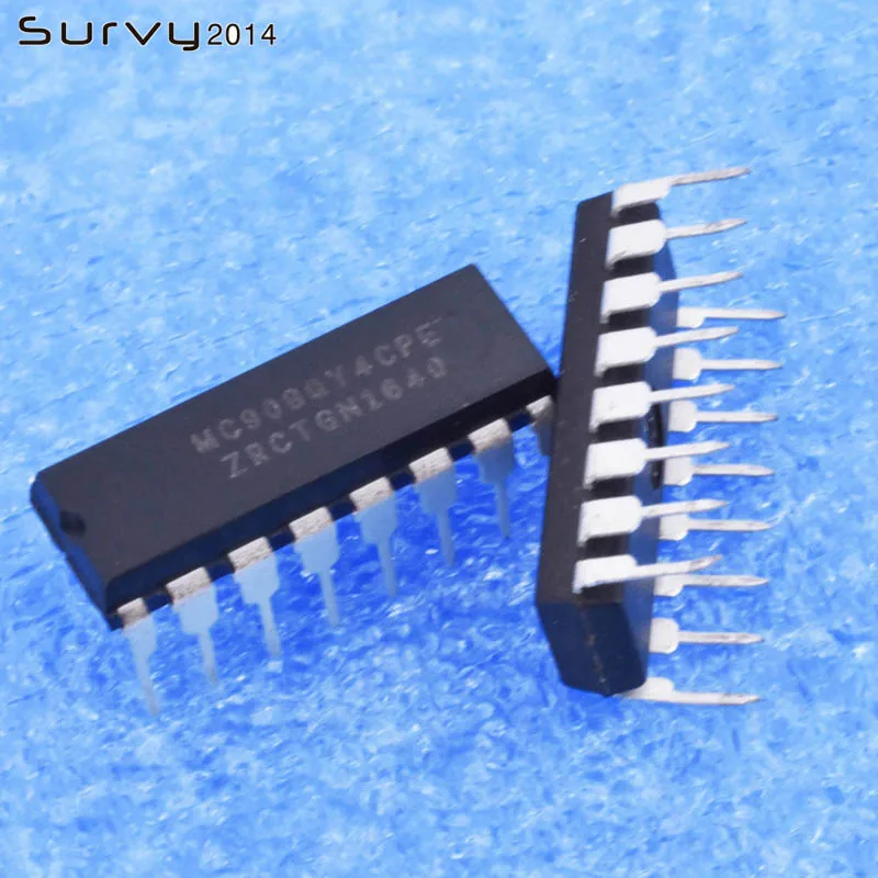 Микроконтроллеры MC908QY4CPE DIP-16 M68HC08 MC908QY4 IC, 1 шт./5 шт.