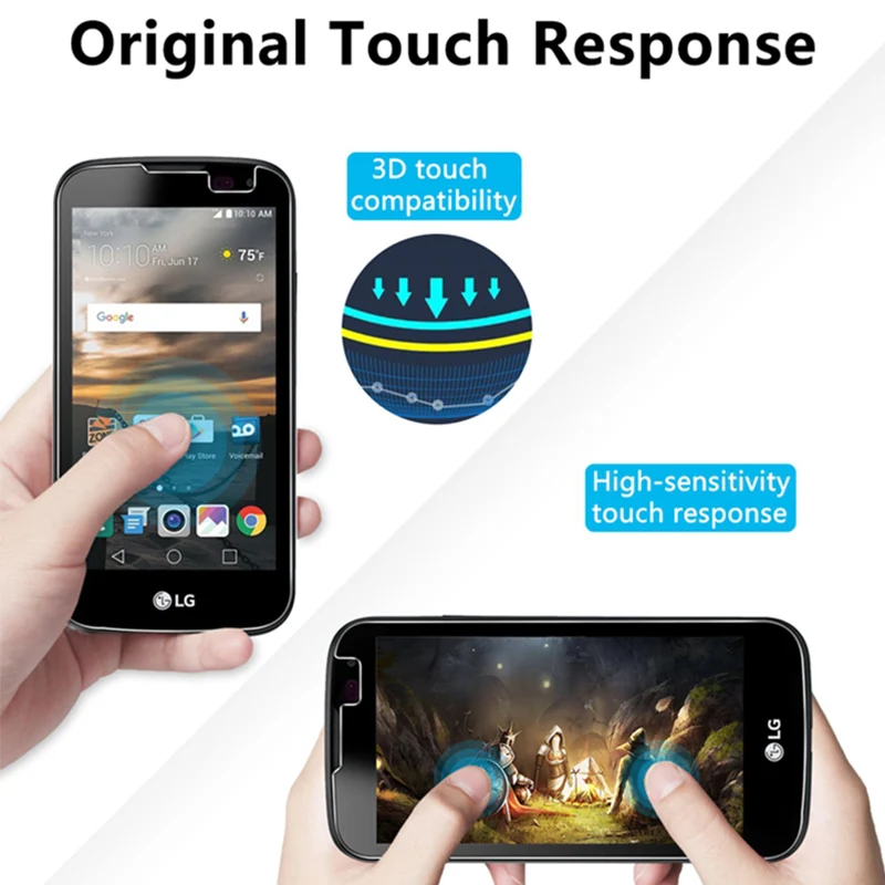 Защитное стекло для LG G8S G8 ThinQ G7 закаленное защитное G6 G5 SE K7 K4 K3 9H HD | Мобильные