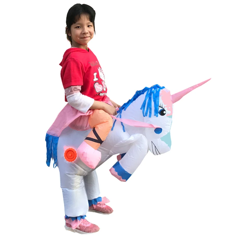 Надувные костюмы динозавров для детей девочек мальчиков единорог ковбой Пикачу