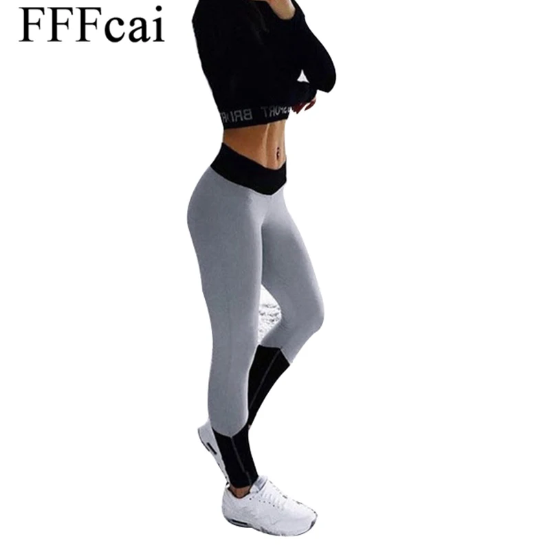 FFFcai штаны для йоги, женская спортивная одежда, Цветные Леггинсы для йоги, фитнеса, йоги, бега, компрессионные колготки