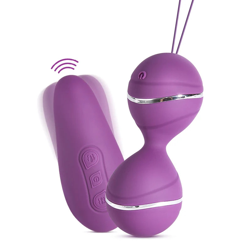 

Wireless Remote Control Vibrating Egg Vaginal Tighten Clitoris Massager Jump Egg Vibrating Geisha Kegel Ball Sex Toys for Women