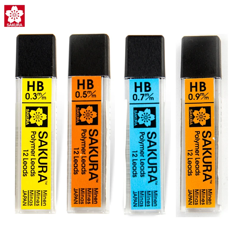 Lead Hb 0.3mm,0.5mm,0.7mm Activity Automatic Pencils Refills Student School Stationery