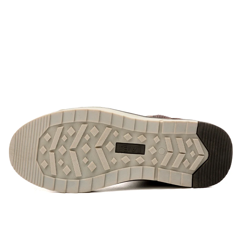 Мужские теплые ботинки повседневные водонепроницаемые кроссовки рабочая обувь