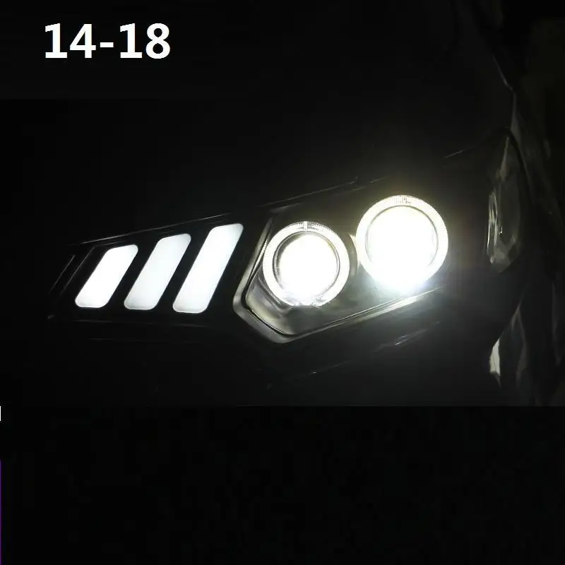 Указатель поворота, Стайлинг, Automovil, Drl, Led Assessoires, дневные ходовые огни, передние противотуманные фары, автомобильные фары в сборе, 18 для Honda Fit