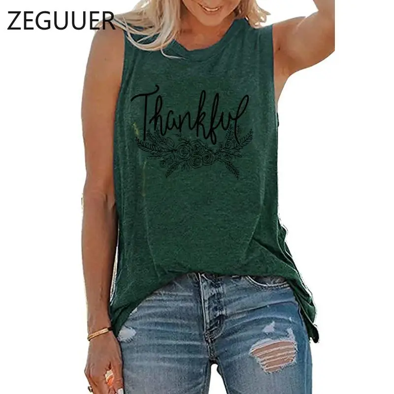 

Благодарим Blessed Ulzzang Harajuku Эстетическая женская футболка с принтом топы на бретелях корейская мода повседневная женская одежда