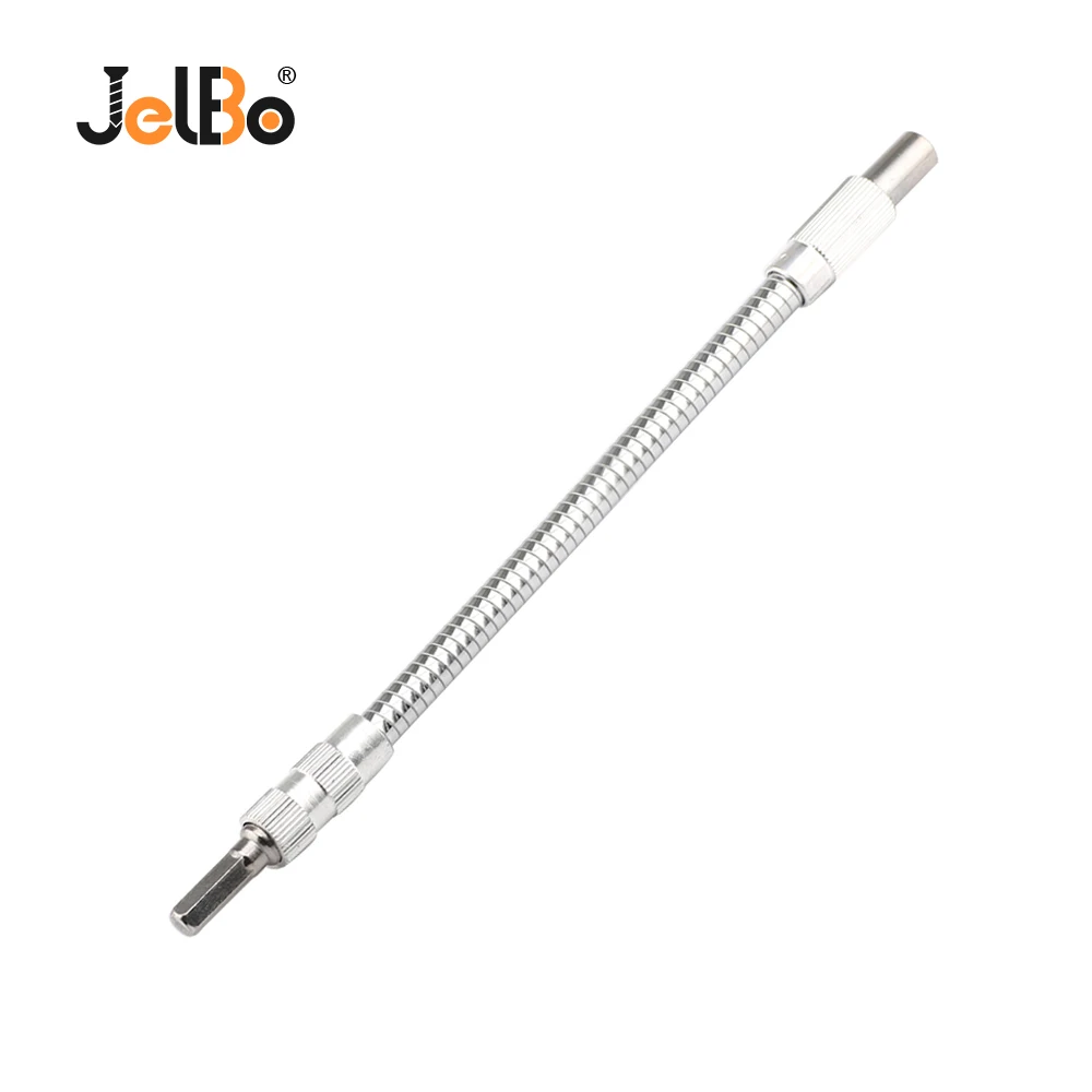 JelBo металлический гибкий вал удлинительная Отвертка Держатель для битов