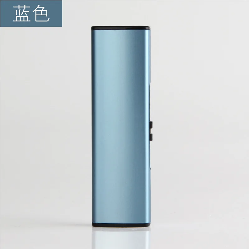 Оригинальность Windbreak Электроника usb зарядка Зажигалка двухсторонний точечный детектор дыма - Цвет: blue