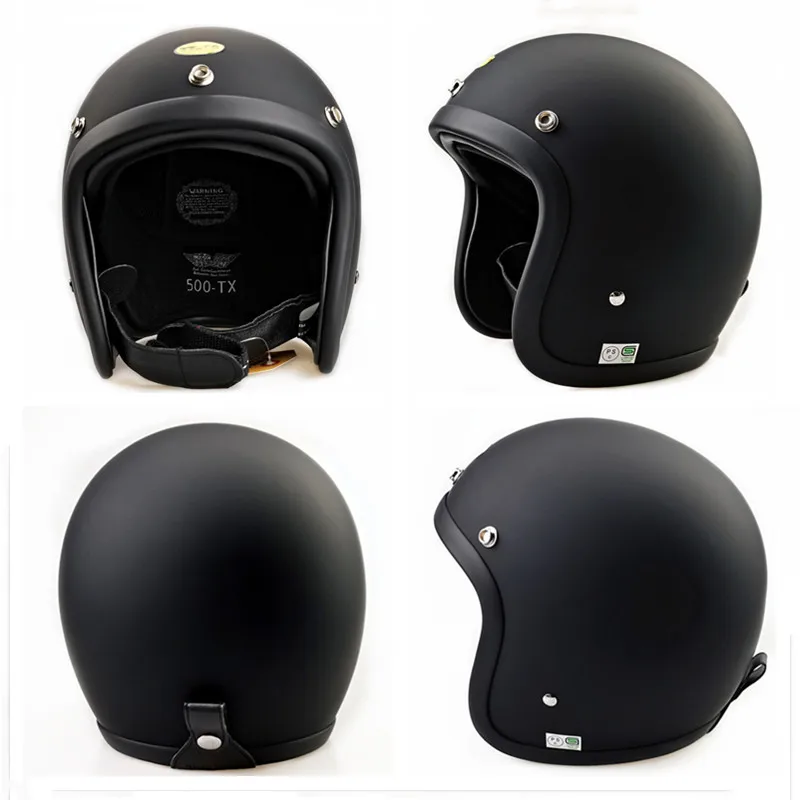 TT&ampCO Motorcycle Helmet Glass Fibre tt&ampco 500tx Cafe Racer Open Face Vintage Retro Motobike Small Thin Shell Motocross | Автомобили