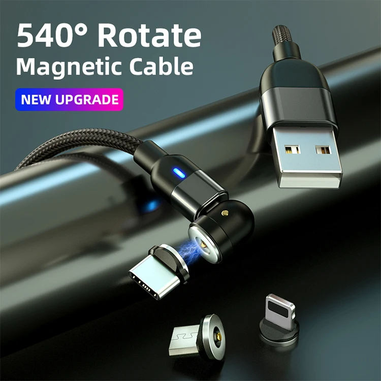 

USB Magnetic Cable USB C Type C / Micro USB Fast Charging Cable for iPhone 7 8 Plus X 11 Pro Max 12 6S 7P 8P for Samsung S20 S10