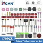 Набор электрических мини-дрелей XCAN 179 шт., набор аксессуаров для абразивного роторного инструмента для шлифовки Dremel, полировки, резки, гравировки