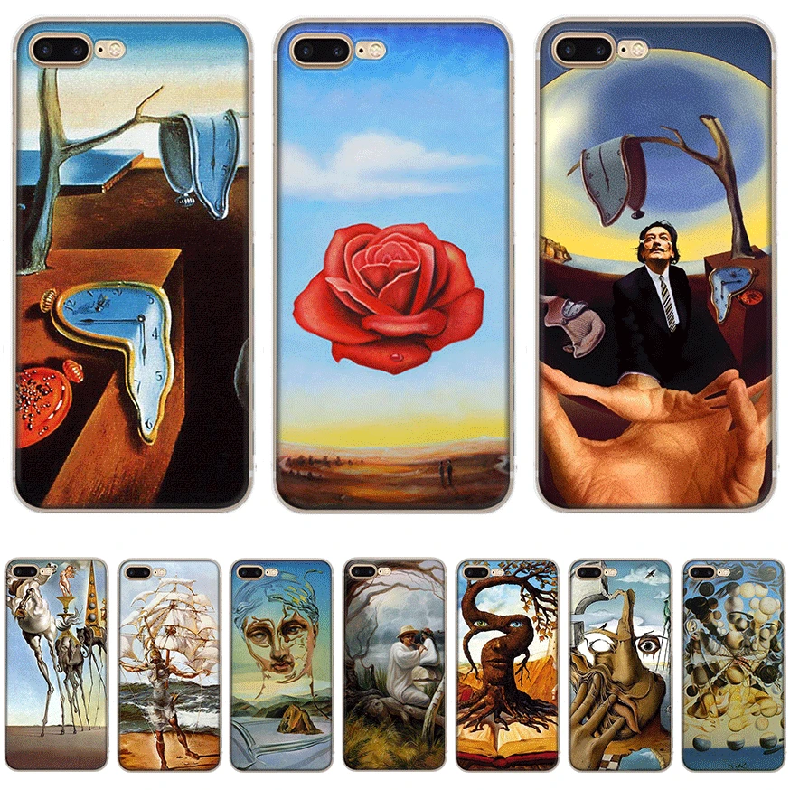 Чехол для мобильного телефона iPhone 11 Pro X XR XS Max 5 5S SE 6 6S 7 8 Plus жесткий чехол Salvador Dali |