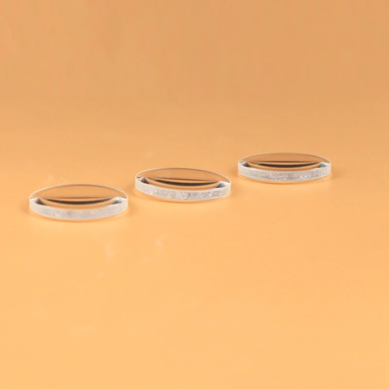 Оптическая двойная выпуклая линза диаметром 30 мм фокусное расстояние 100 K9