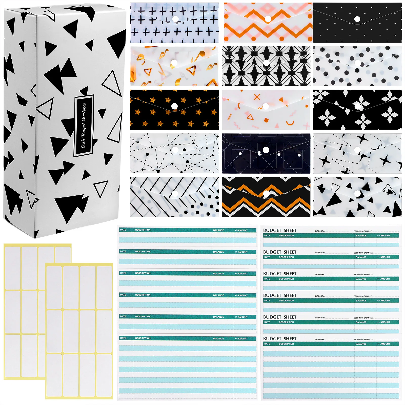 

15pcs Cash Budget Envelope Wallet Cash Envelopes For Budgeting Money Budget Envelopes For Budgeting And Saving Money