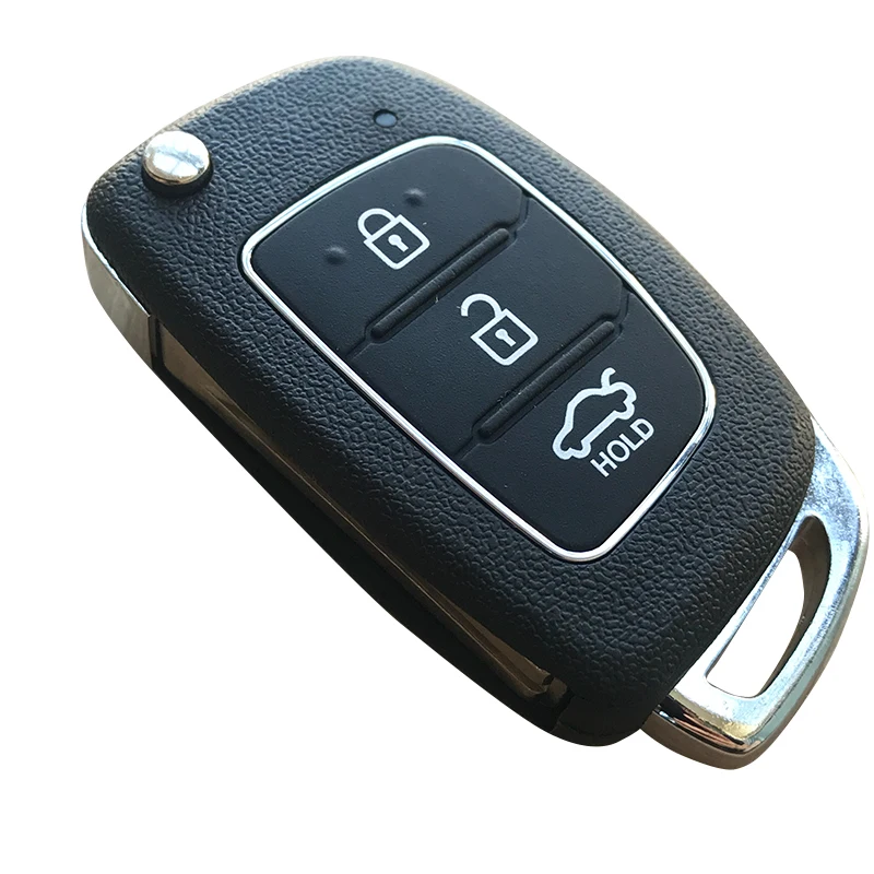 Складной чехол для автомобильных ключей Hyundai Solaris Ix35 Ix45 3 кнопки заготовки брелок