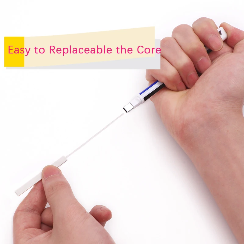 Резинка в виде ручки TOMBOW MONO Zero, форма круглая/квадратная, наполнение, для исправлений в рисовании и офисной работе.