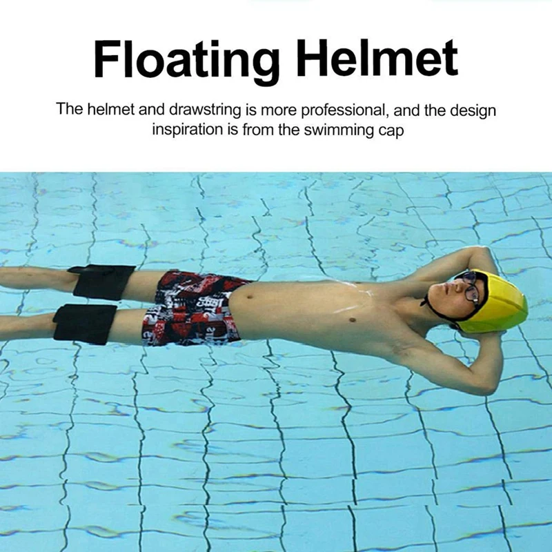 Floating Swimming Cap for Beginners Helmet Safe Swim Training | Спорт и развлечения