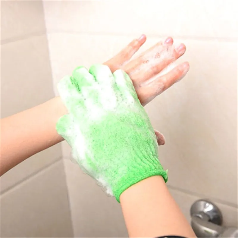Отшелушивающая перчатка ткань для мытья ванны и душа скребок спины массажные