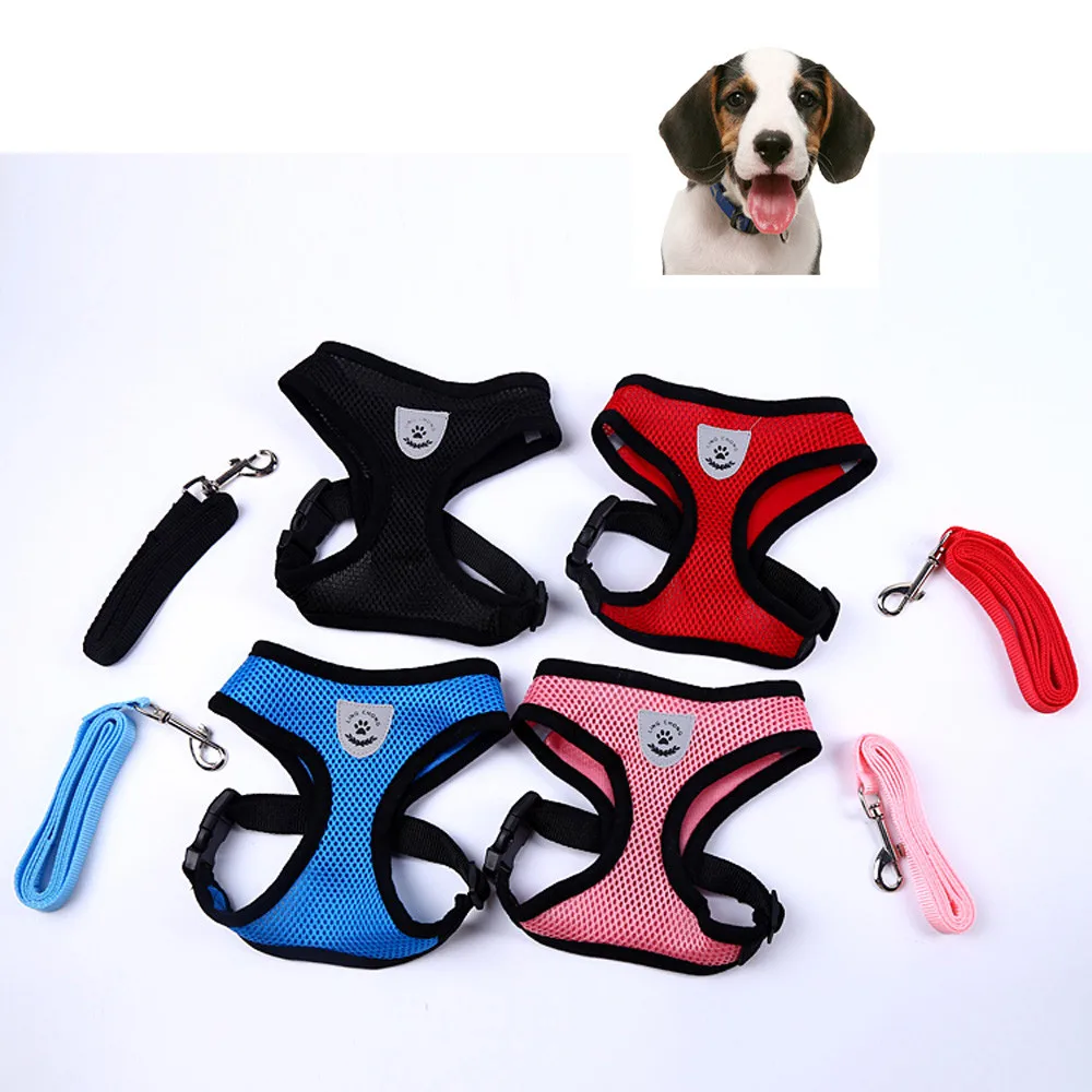 

Ling Chong Pet Dog Collar Dog Leads Chest Straps Small Pet Adjustable Mascotas Perros Accesorios Smycz Dla Psa Dog Leash