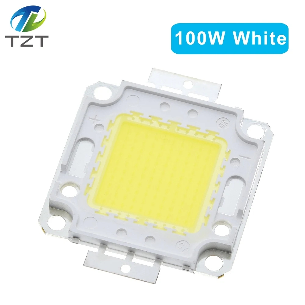 Белый/теплый белый 10 Вт 20 30 50 100 Светодиодный светильник чип DC 12V 36V COB