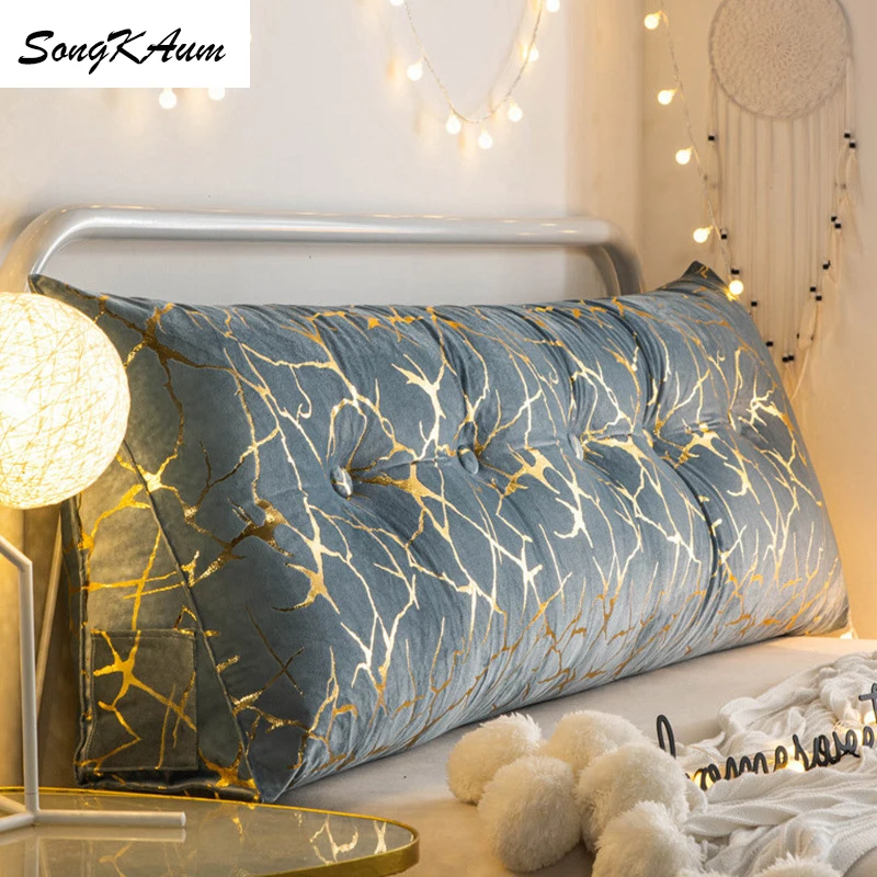 Новая стильная модная моющаяся длинная прикроватная Подушка SongKAum в европейском