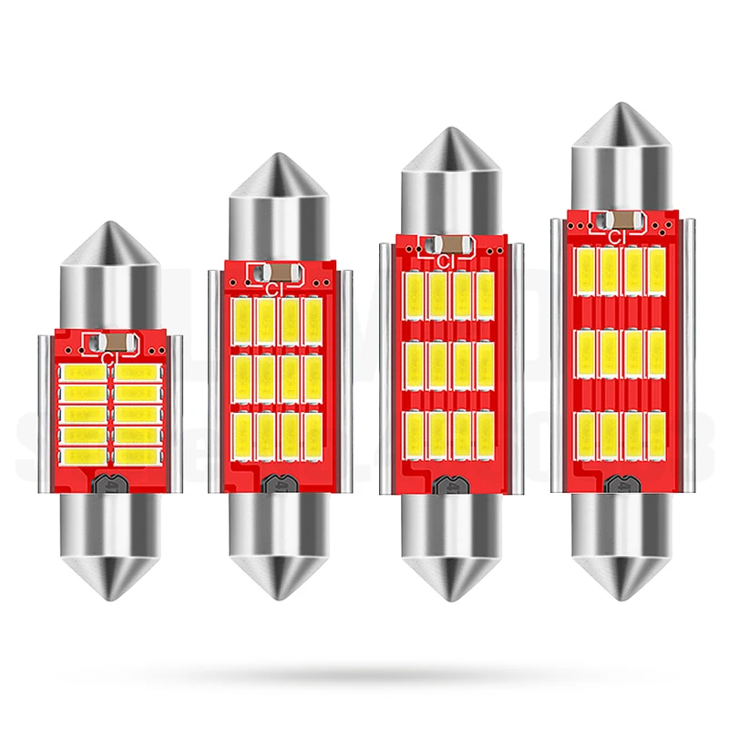 

10x C5W 31 36 /39 /41 CANBUS LED 10 12 4014 SMD