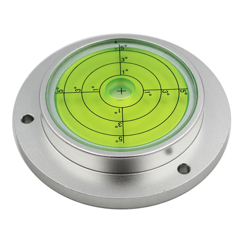 Изысканный круглый металлический спиртовой уровень HACCURY универсальный