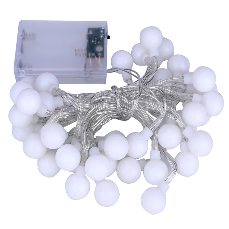 Гирлянда светодиодная с шариками водонепроницаемая 1/3/5/10 м | Лампы и освещение