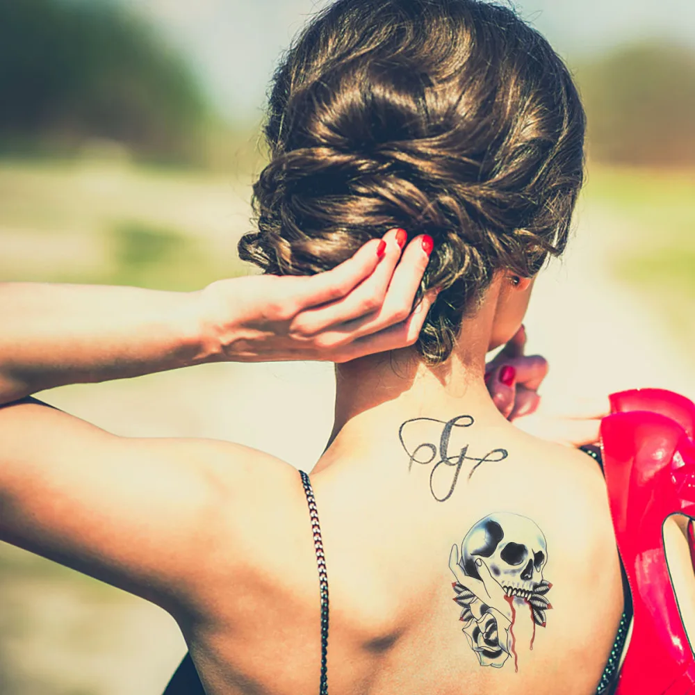 

10Pcs Masquerade Performance Realistic Body Arm Cosplay Decals Sticker