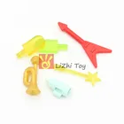 Конструктор MOC гитара, бутылочка для кормления, рожок, палочка, лед, кубики, детали, сделай сам, Классическая совместимая с фигуркой, игрушка, посуда