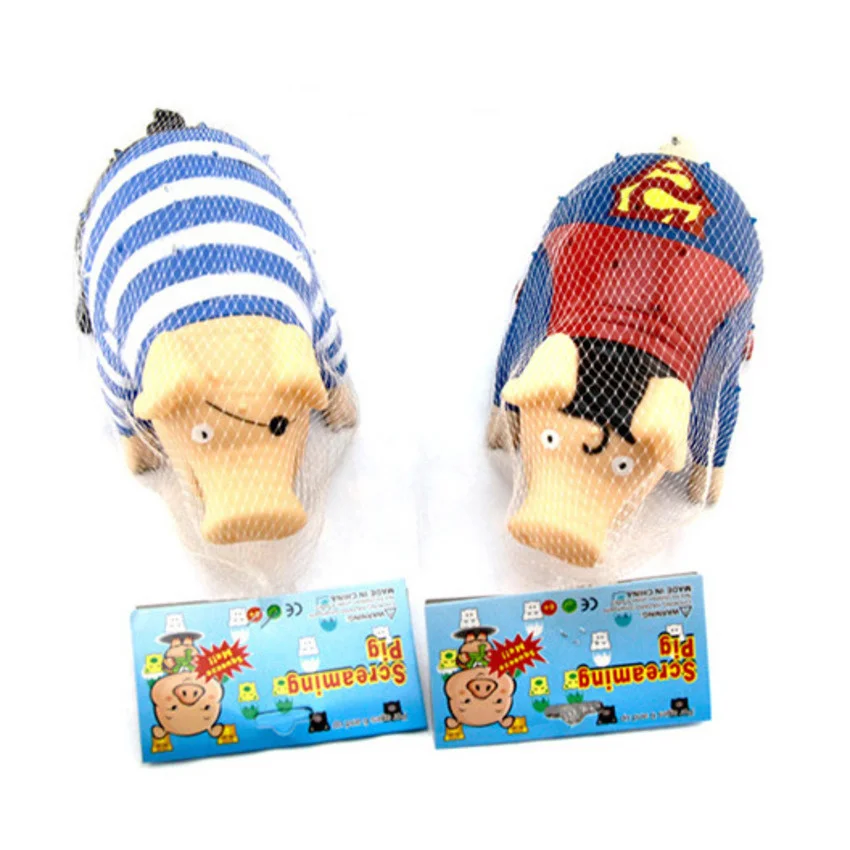 21 см Большой размер мультфильм кричащая свинья раньше звуковая резиновая