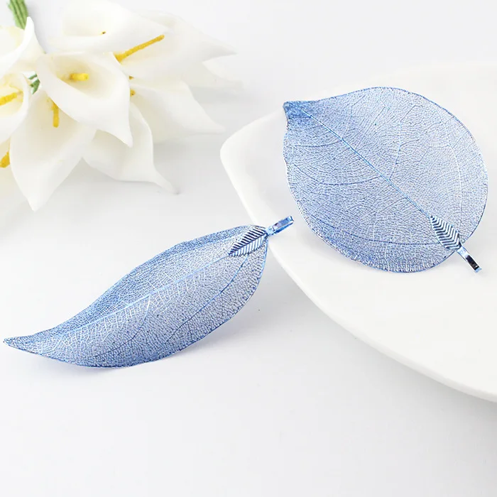 5 шт./лот, модные золотые полые подвески в виде листьев, подвеска для ожерелья, свадебные украшения, аксессуары - Окраска металла: 6