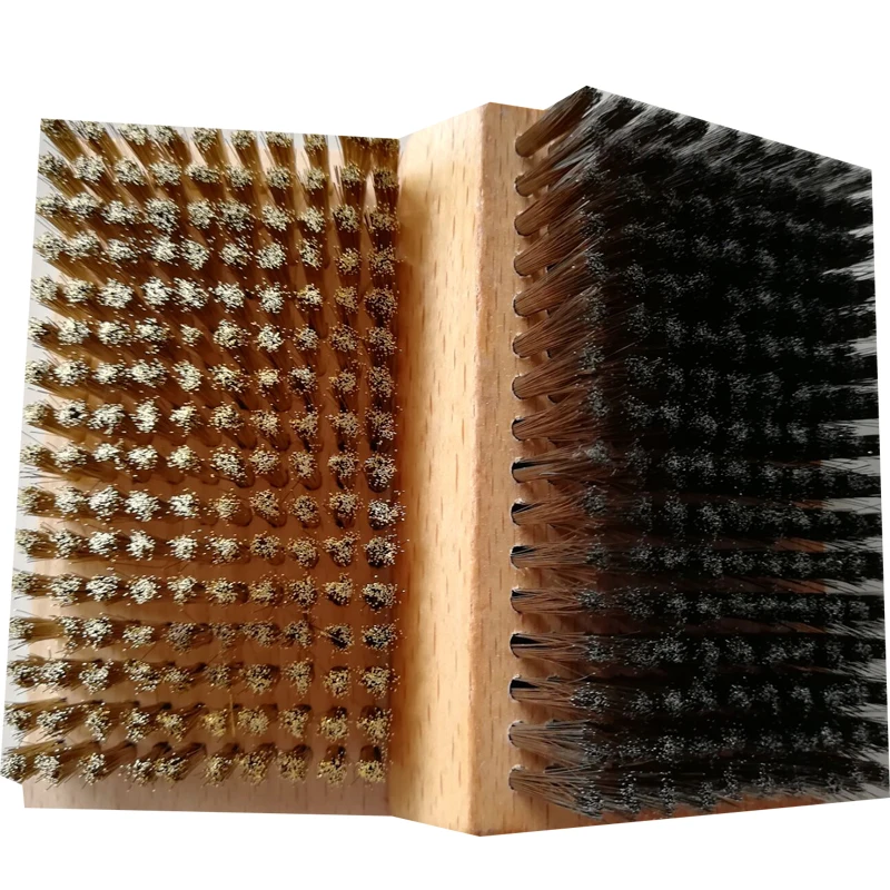 

American wire brush copper wire brush ceramic anilox roller cleaning brush metal anilox roller concave