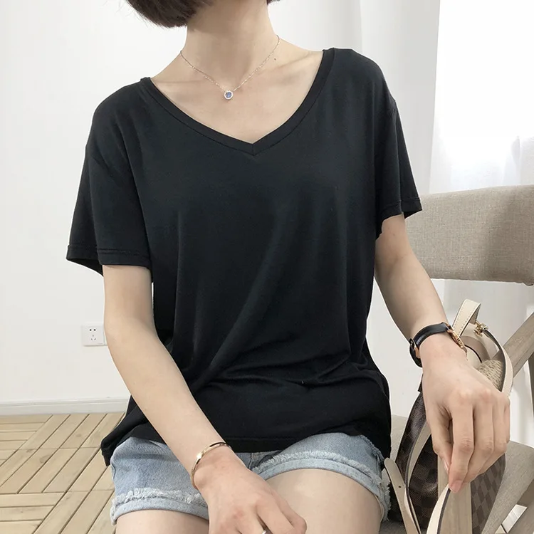 

2020 NEW Women's Fashion Leisure Soft Cotton Breathable Short Sleeve T-shirt