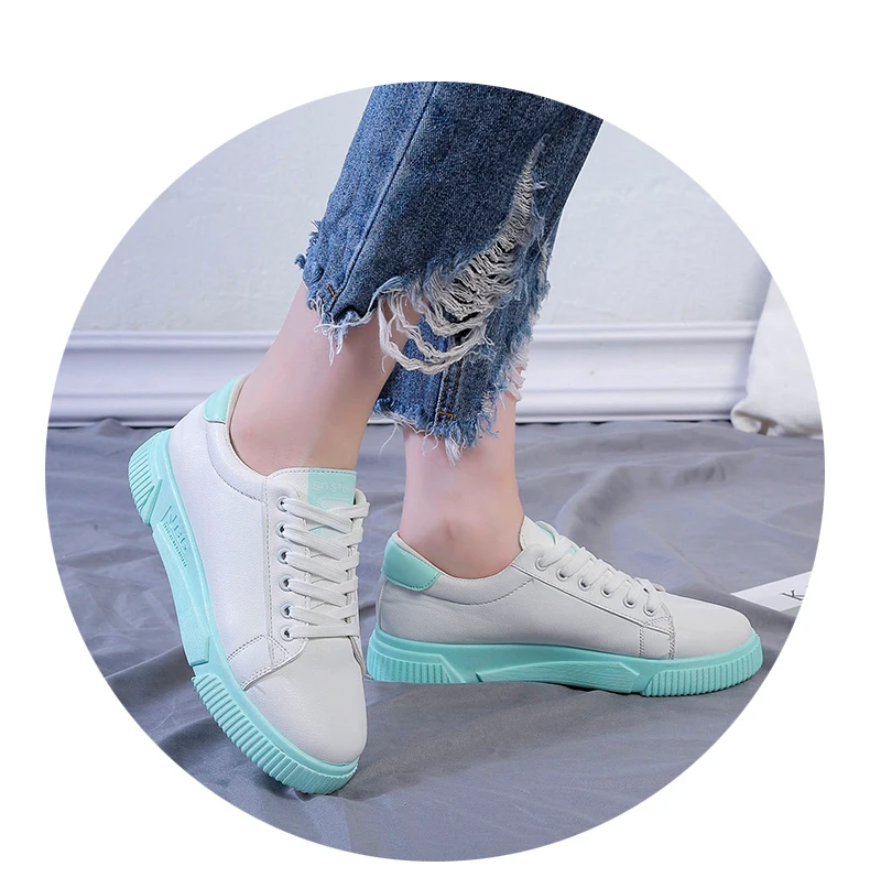Sapato feminino zapatos mujer; коллекция года; женская обувь для тенниса; спортивная обувь; Tenis Blancos; кроссовки на плоской подошве для прогулок; Tenis Plataforma; дешево; 7