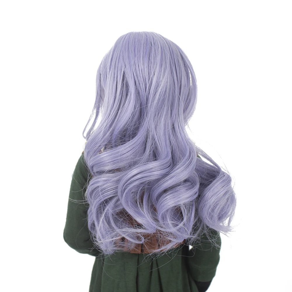 MUZIWIG парики из искусственных волос фиолетового цвета с челкой для 1/3 1/4 1/6 BJD парик для кукол