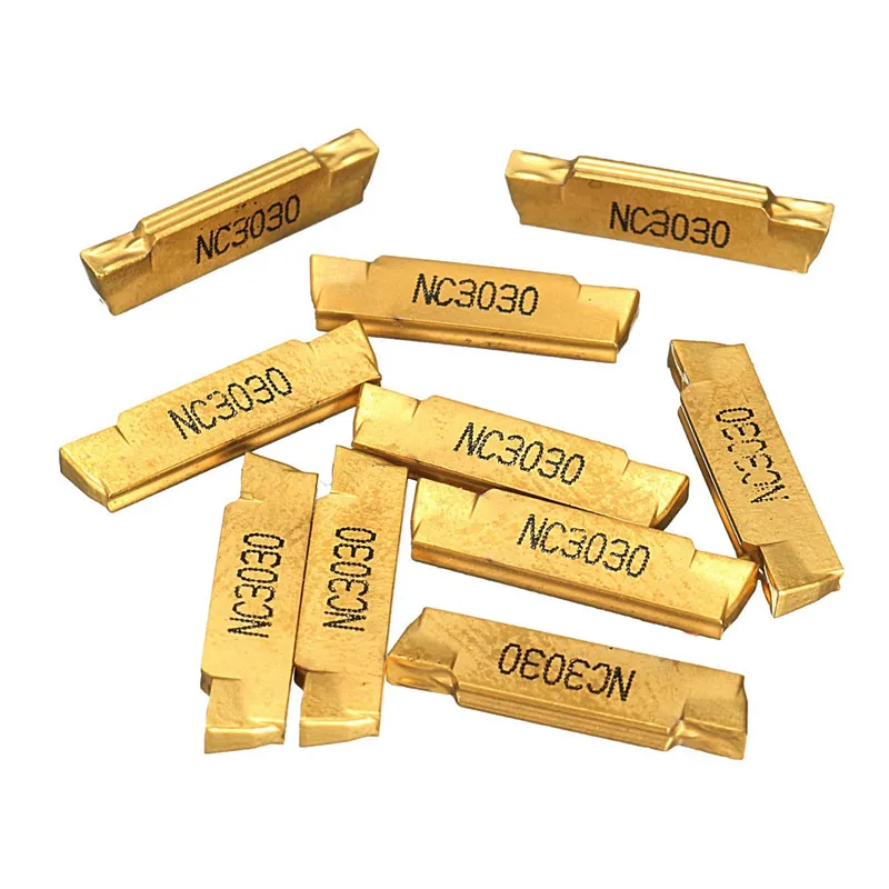 

1pc Stainless Steel MGEHR1616-2 + 1pc Wrench + 10pcs MGMN200-G NC Slot Cutting Slot Cutter Carbide Hard Alloy Blade