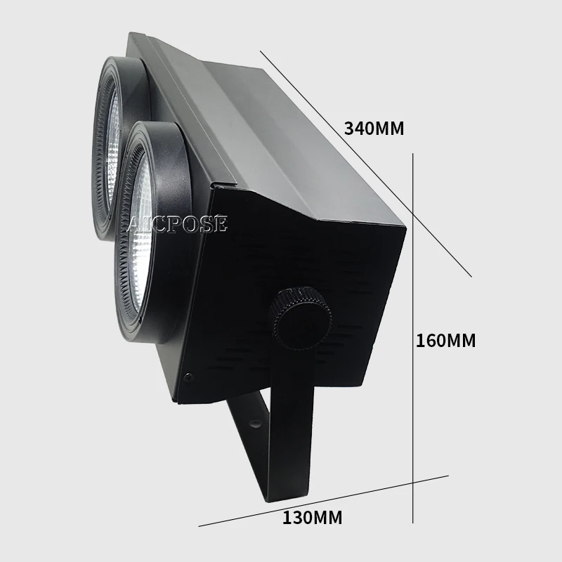 2 глаза 2x100 Вт LED COB DMX сценический эффект поворосветильник свет холодный и теплый
