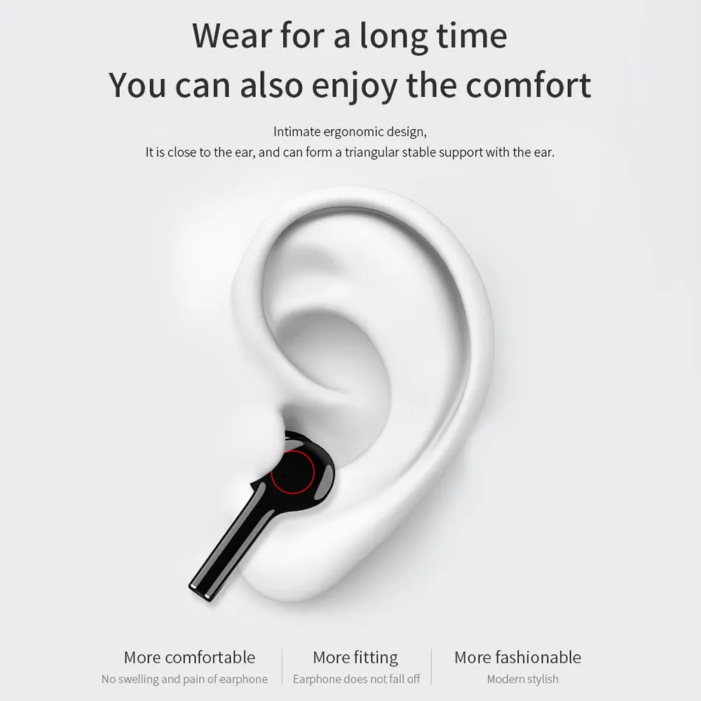 Беспроводная bluetooth гарнитура L31 бинауральная 5 0 для iphone 6 7 11 портативный телефон с