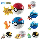 Аниме покебол Покемон эльф мяч фигурка Пикачу чармандер Литтен Rockruff Карманный Монстр вариант игрушки экшн модель Рождественский подарок